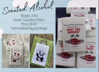 Scented Alcohol Souvenirs/giveaways