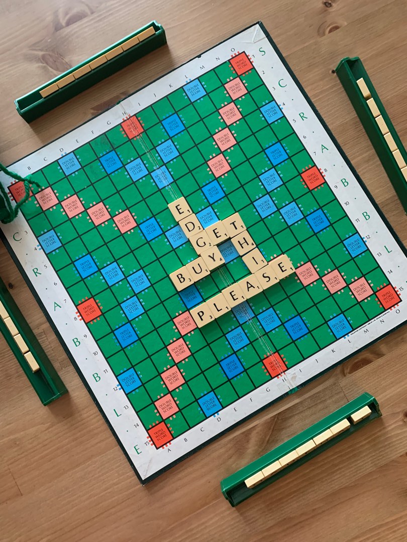 SCRABBLE Board Games, Hobbies & Toys, Toys & Games on Carousell