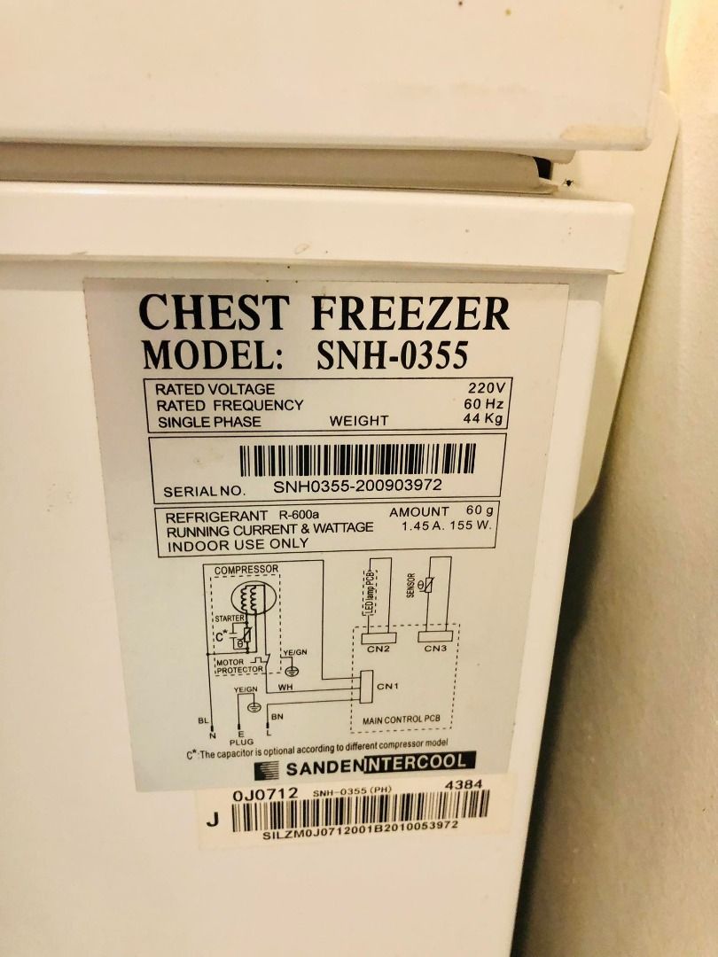 SECOND HAND CHEST FREEZER FOR SALE!!!, TV & Home Appliances, Kitchen Appliances, Refrigerators