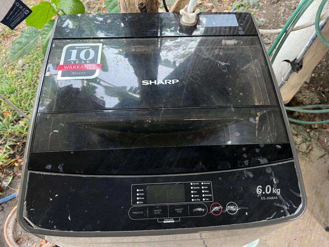 Sharp automatic washing machine 6kg on carousell