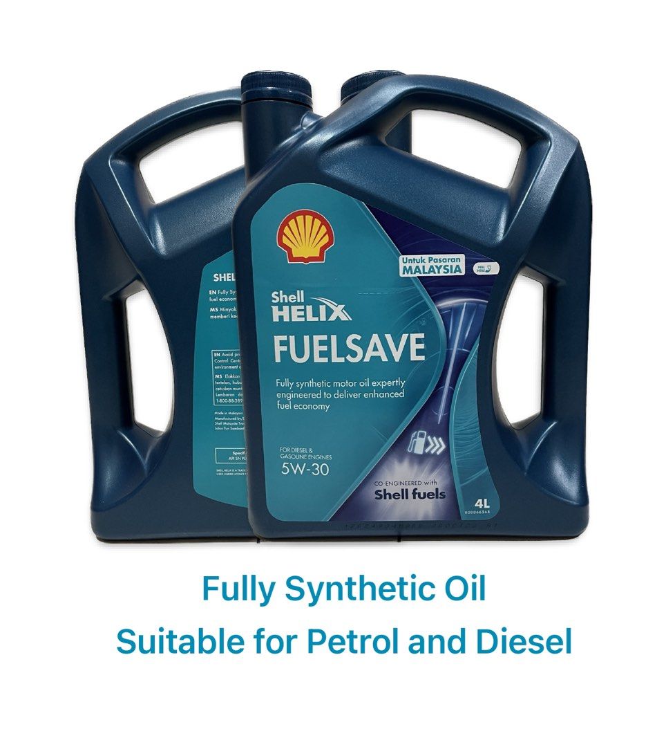 Shell Helix Fuelsave 5W30, 4L (Original from shell petrol station