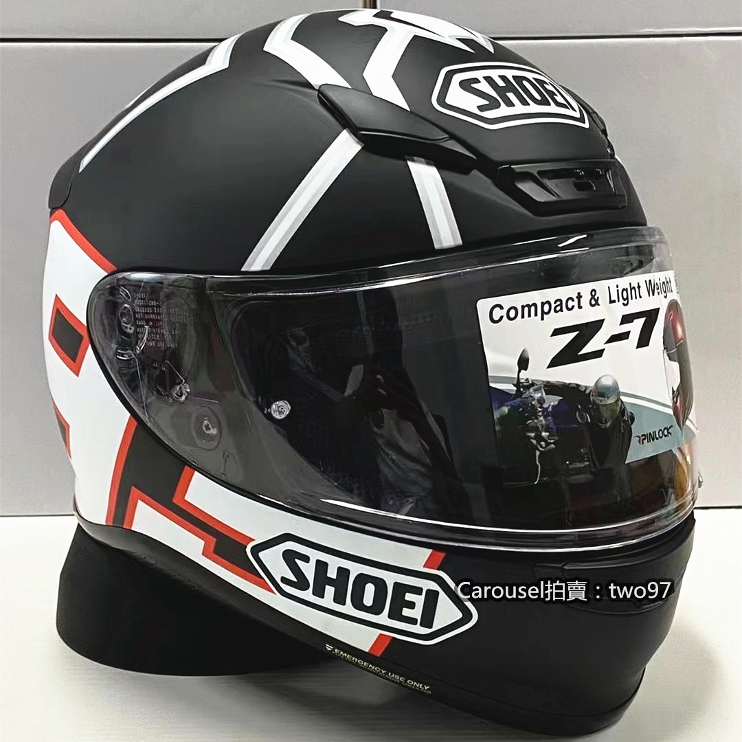 SHOEI Z7黑螞蟻安全帽機車頭盔全盔全罩男女賽車跑盔四季通用防摔保護防