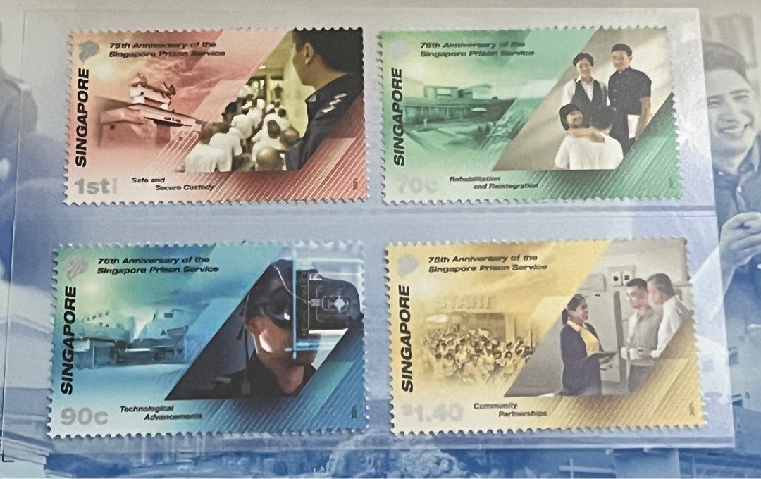 Singapore prison service stamps, Hobbies & Toys, Memorabilia & Collectibles, Stamps & Prints on