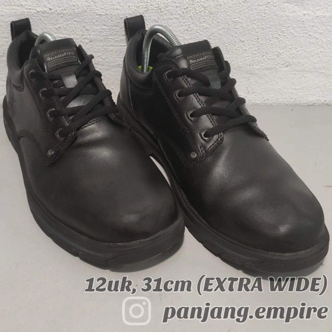 Skechers Relaxed Fit Segment Rilar 12uk extra wide Men s Fashion