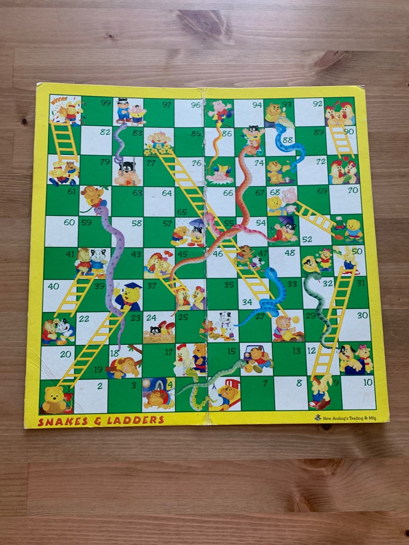 SNAKES and LADDERS Board Game, Hobbies & Toys, Toys & Games on Carousell