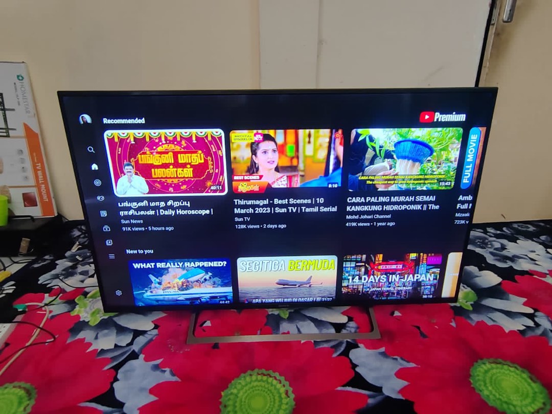 Sony 55 inchi 4k Smart LeD, TV & Home Appliances, TV & Entertainment