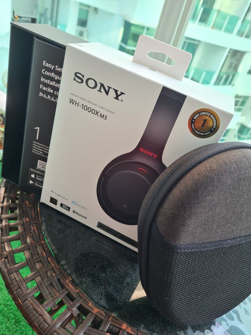 Sony XM3 Noise Cancelling Headphone, Audio, Headphones & Headsets on