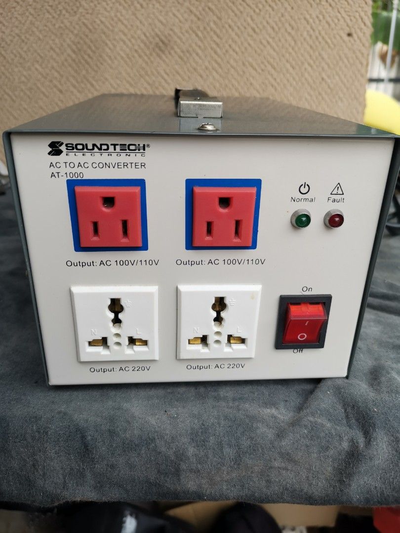 SOUNDTECH TRANSFORMER AT 1000 STEP UP AND DOWN, TV & Home Appliances ...