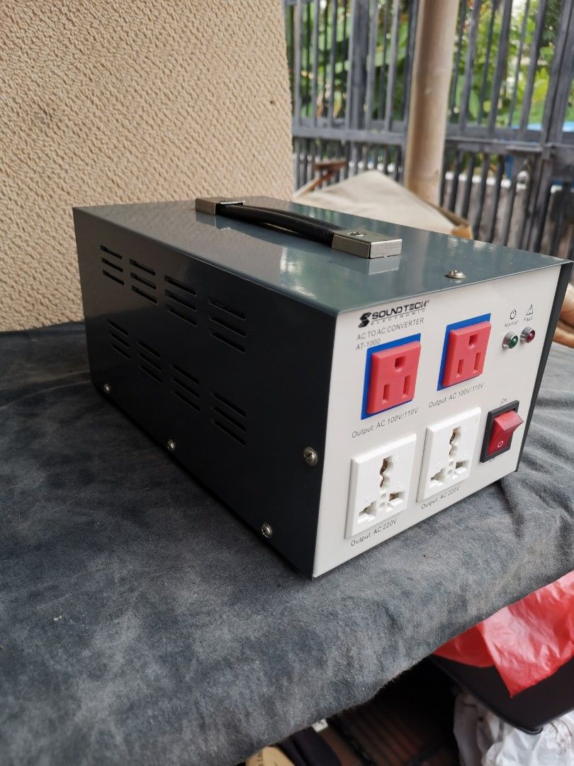 SOUNDTECH TRANSFORMER AT 1000 STEP UP AND DOWN, TV & Home Appliances ...