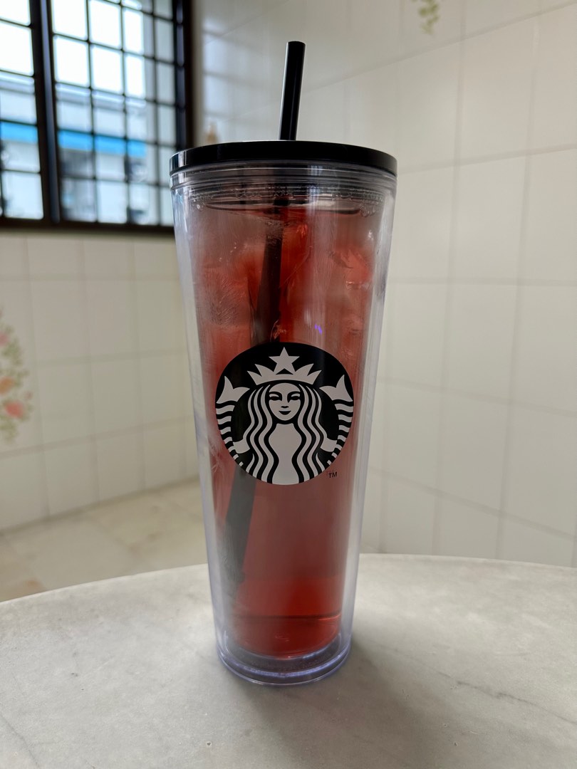 black lined starbucks cup Starbucks Cup Black Matte – It's Always BS main image 0