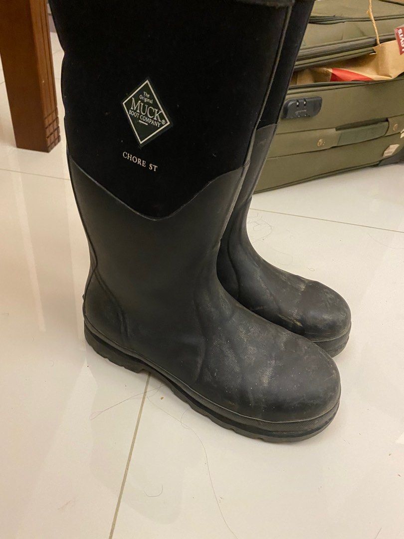 Cheap steel clearance toe muck boots