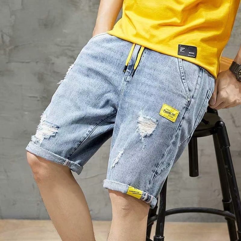 Jeans half pant for men store