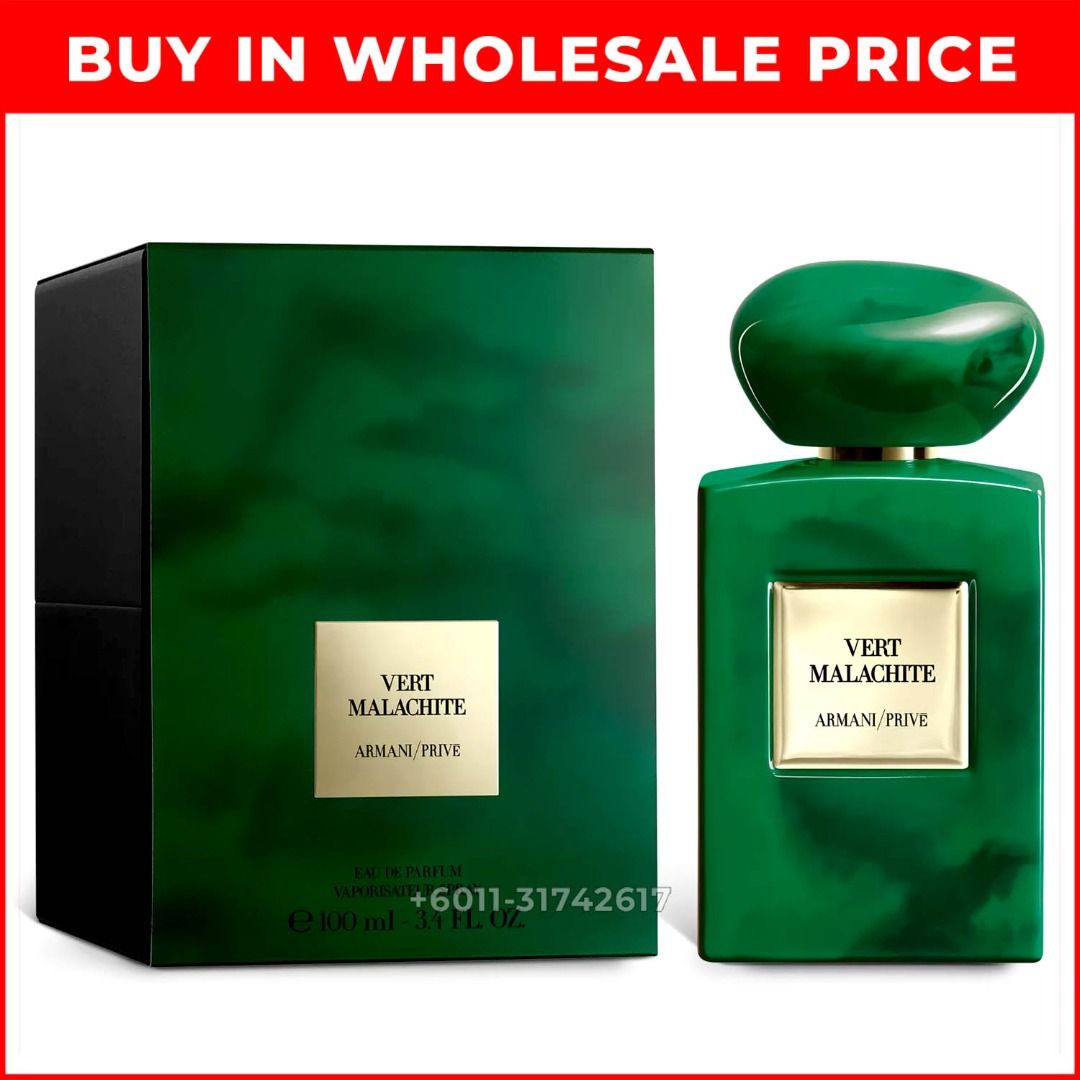 STOCK CLEARANCE ARMANI PRIVE VERT MALACHITE EDP 100ML FOR UNISEX Beauty Personal Care Fragrance Deodorants on Carousell