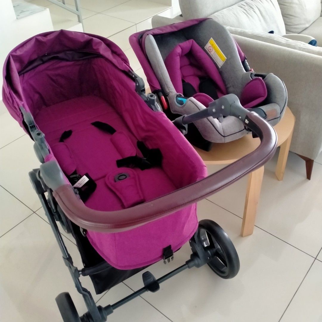 Stroller car baby bed Sweet Cherry