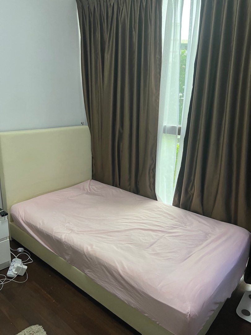 FREE! Single Bed Mattress, frame and topper, Furniture & Home Living