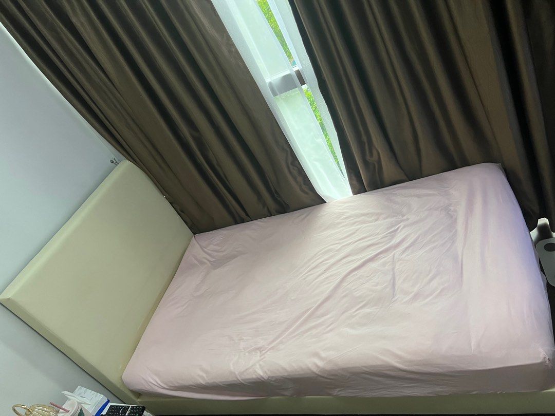 FREE! Single Bed Mattress, frame and topper, Furniture & Home Living