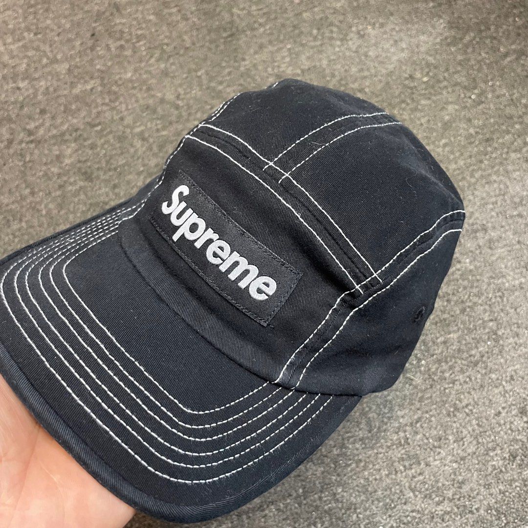 Supreme 2 tone twill camp cap, Men's Fashion, Watches