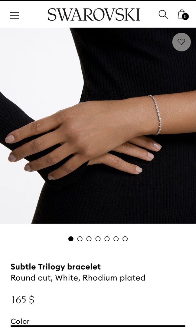 Swarovski subtle trilogy bracelet cheap