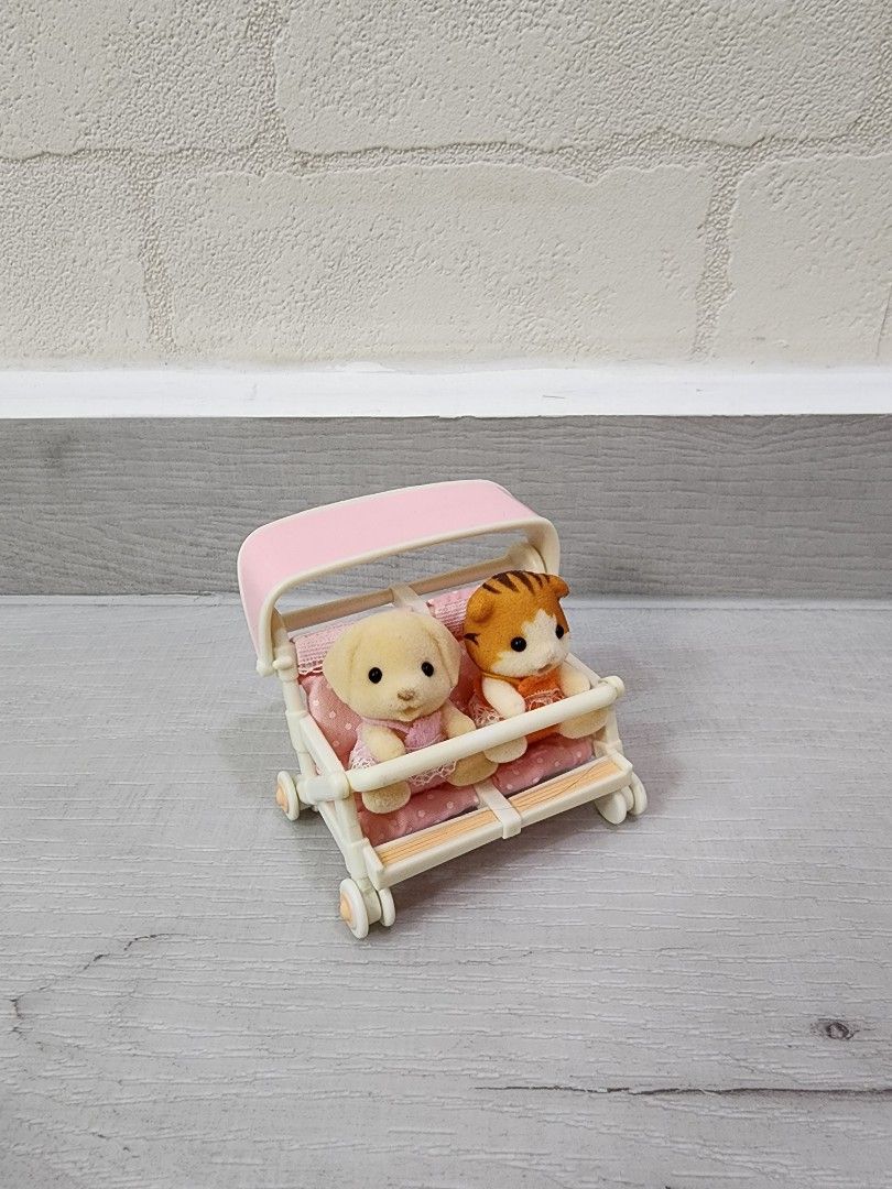 Sylvanian families double pram deals