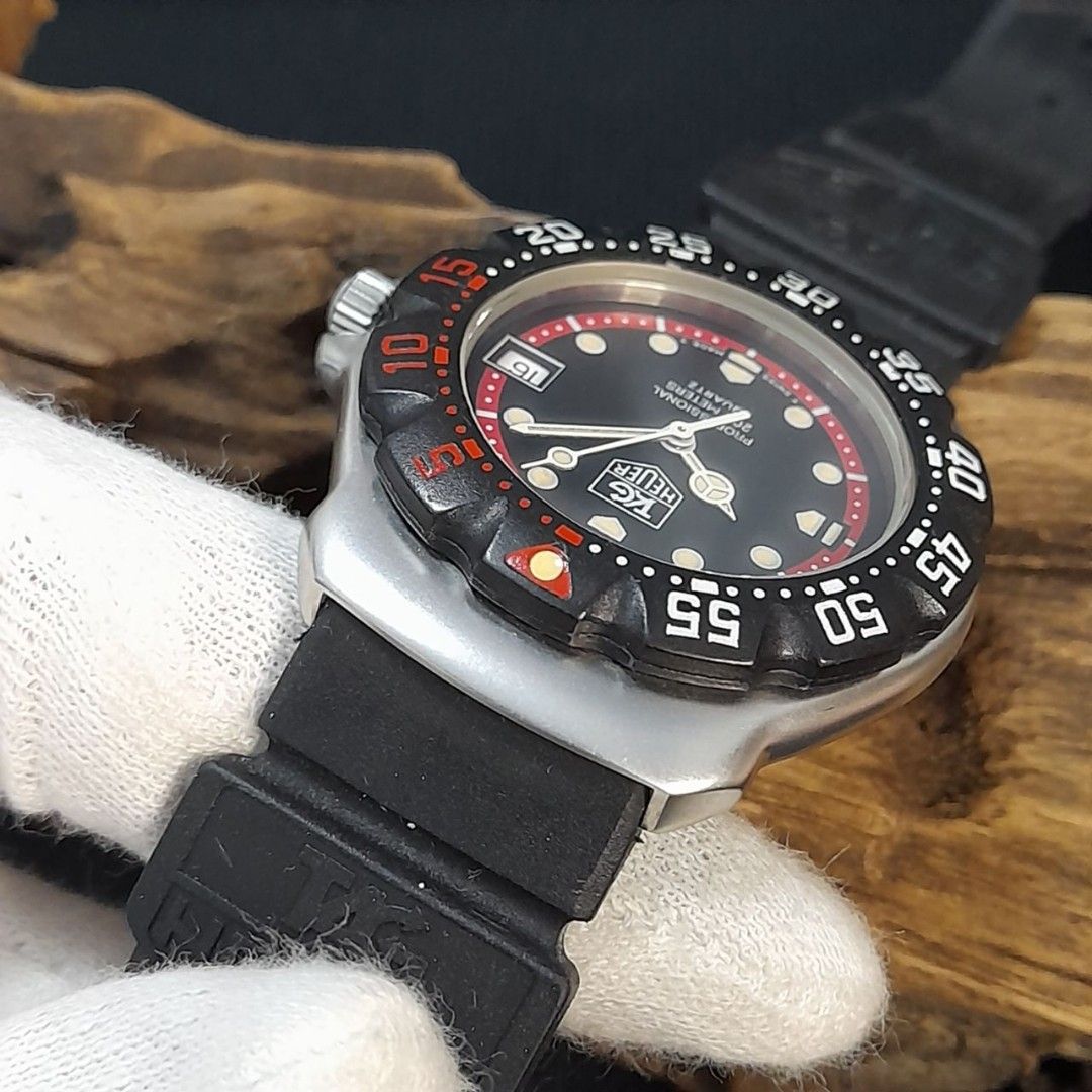Tag Heuer F1 1st Generation SS Qz 34mm Men Full ori rubber strap