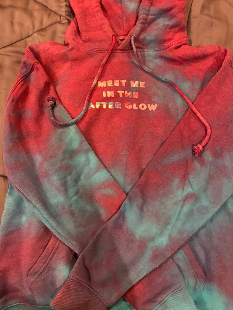 TAYLOR SWIFT LOVER OFFICIAL MERCH TIE DYE AFTERGLOW HOODIE Fesyen