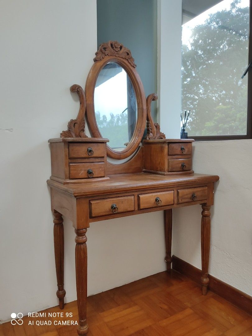 Teakwood dressing table, Furniture & Home Living, Furniture, Other Home