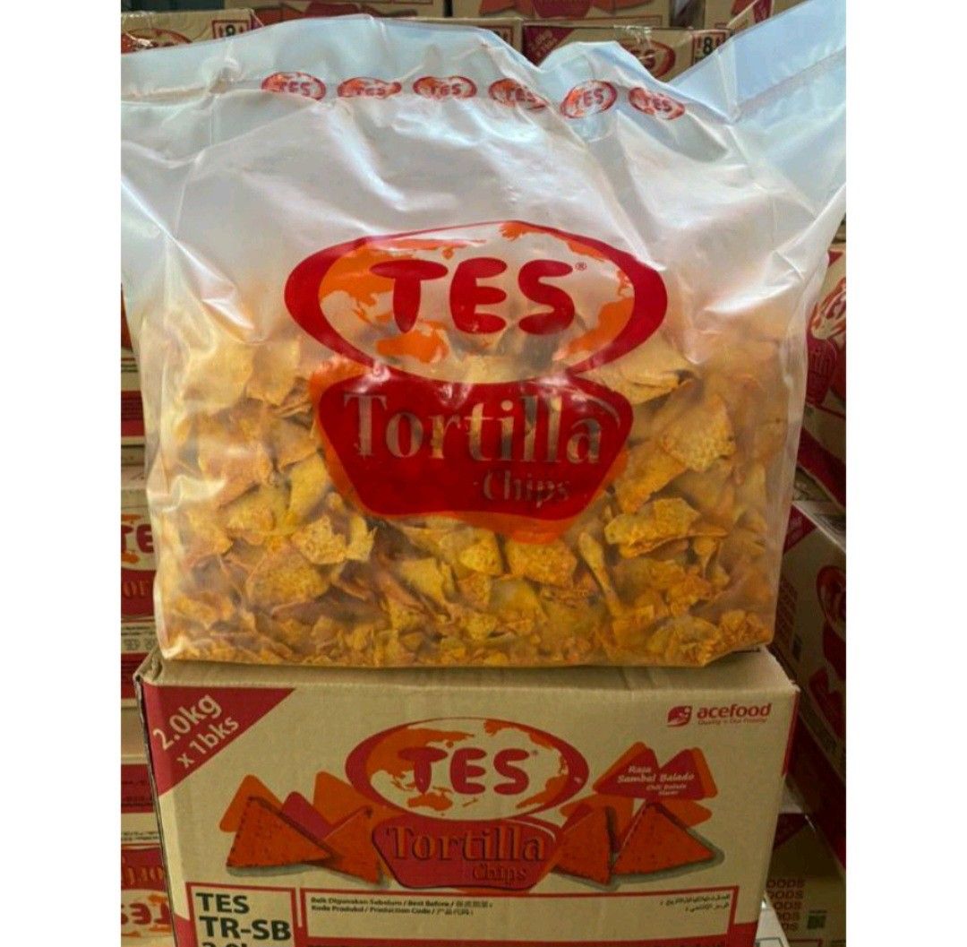 TES Tortilla Chips Halal 2kg, Food & Drinks, Packaged & Instant Food on