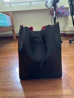 The Sophia Label Black Bucket Bag