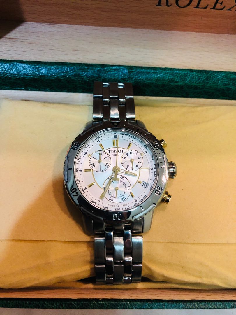 Tissot PRS200 chronograph stopwatch, Men's Fashion, Watches ...