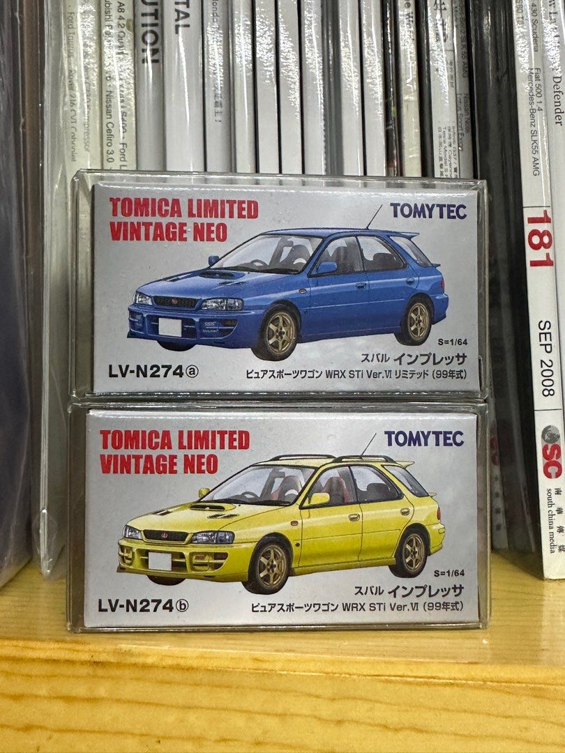 Tomica Limited vintage Neo LV-N274 a b Subaru Impreza WRX STI