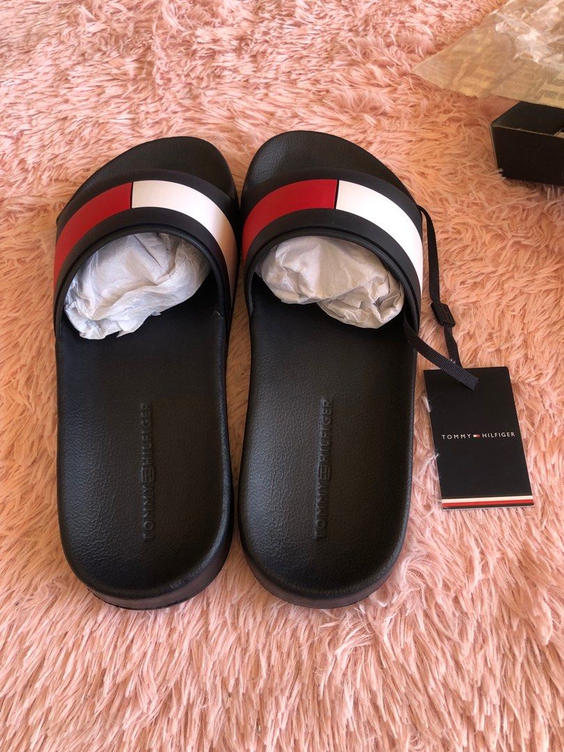 Tommy hilfiger flag pool slide on sale