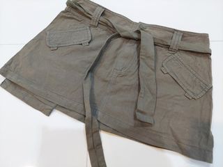 Topshop  Brown Mini Skirt Size 6
