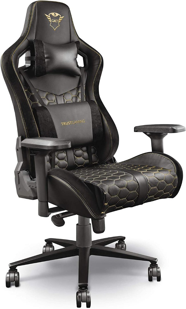 Trust Gaming Chair GXT 712 Resto Pro, Extra Comfortable and Highly