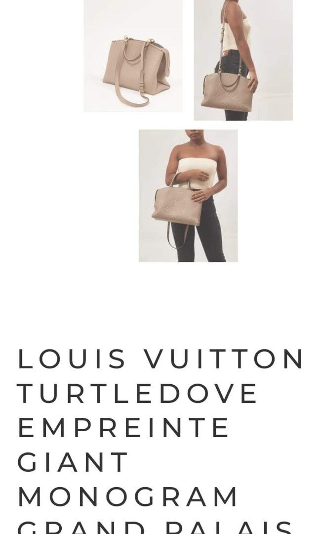 Louis Vuitton Turtledove Grand Palais Handbag
