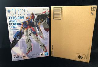[Two Boxes - Unopened Shipper Box & Unopened No Shipper Box] Gundam Fix Figuration Metal Composite (GFFMC) #1025 XXXG-01W Wing Gundam [EW] Early Color Ver