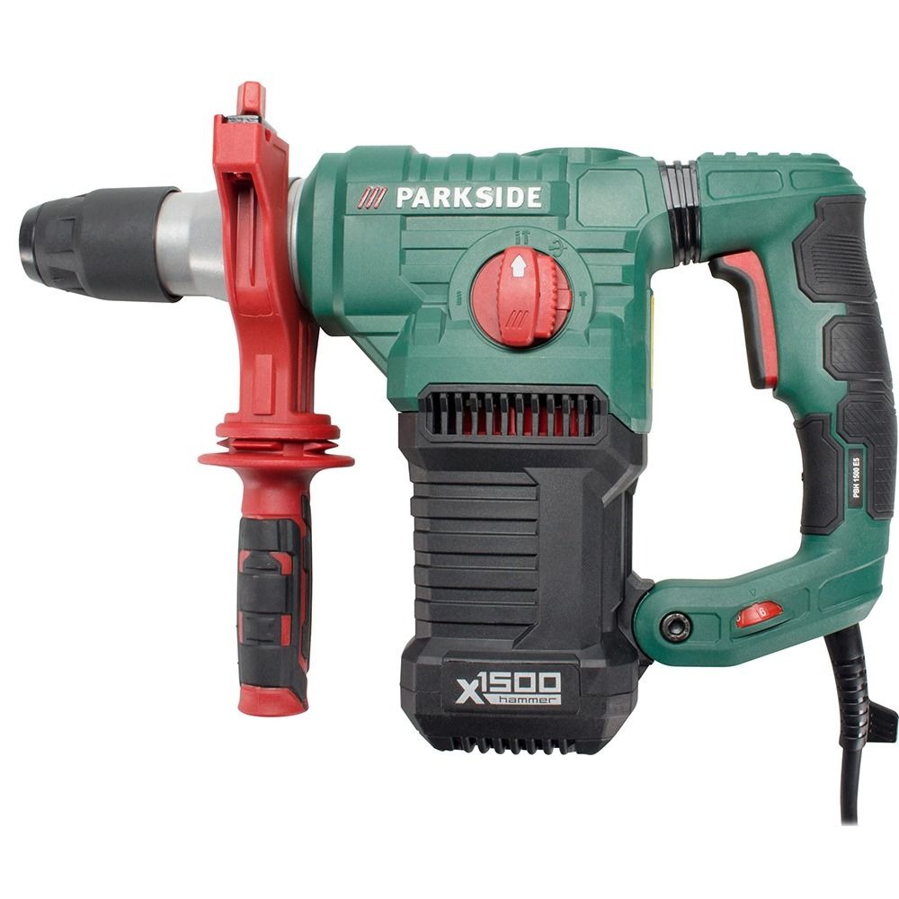 ULTIMATE PARKSIDE 1500W HAMMER DRILL BIT AND JACKHAMMER WITH SDSPLUS