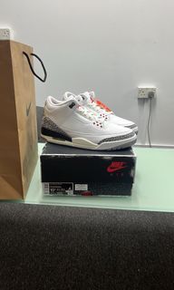 [US10.5] Nike Air Jordan 3 White Cement Reimagined