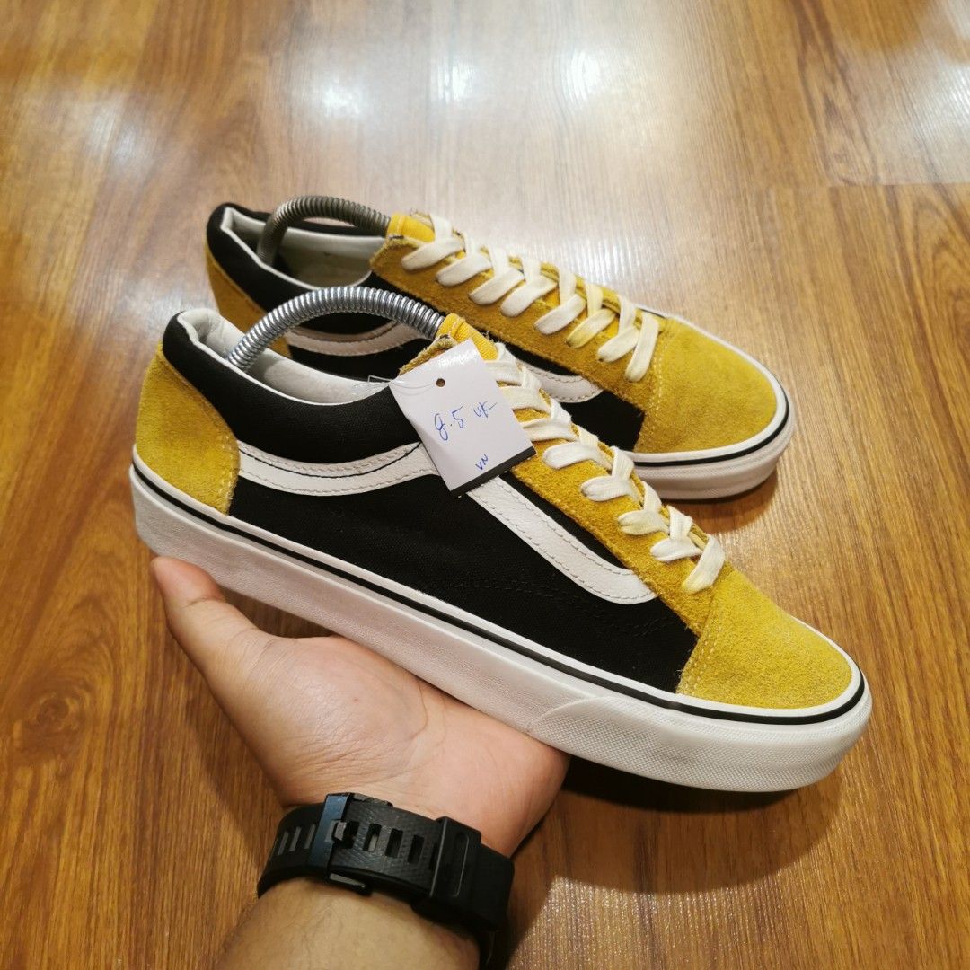 Vans Style 36 Vintage Suede Mango Mojito Black