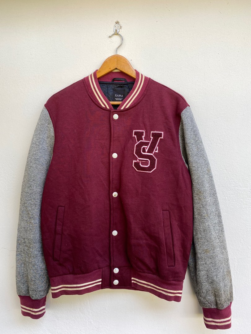 Varsity Jacket Zara, Men's Fashion, Coats, Jackets and Outerwear on