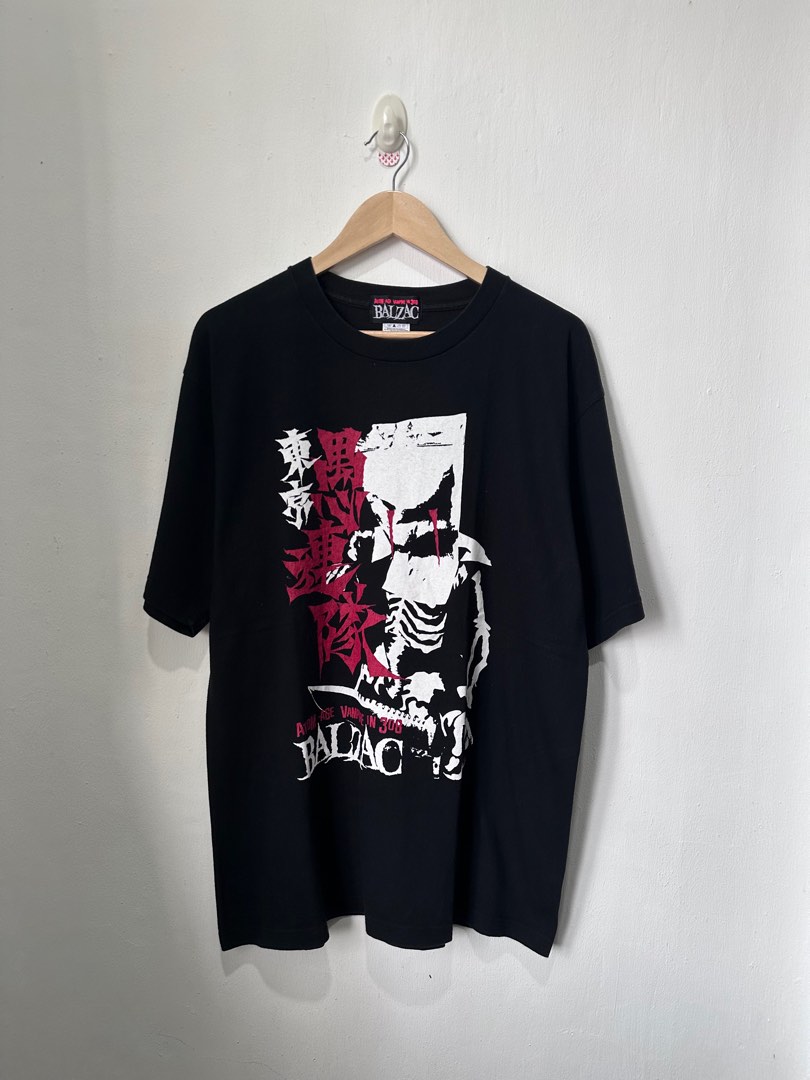 Vintage Balzac Punk Band Japan, Men's Fashion, Tops & Sets, Tshirts ...