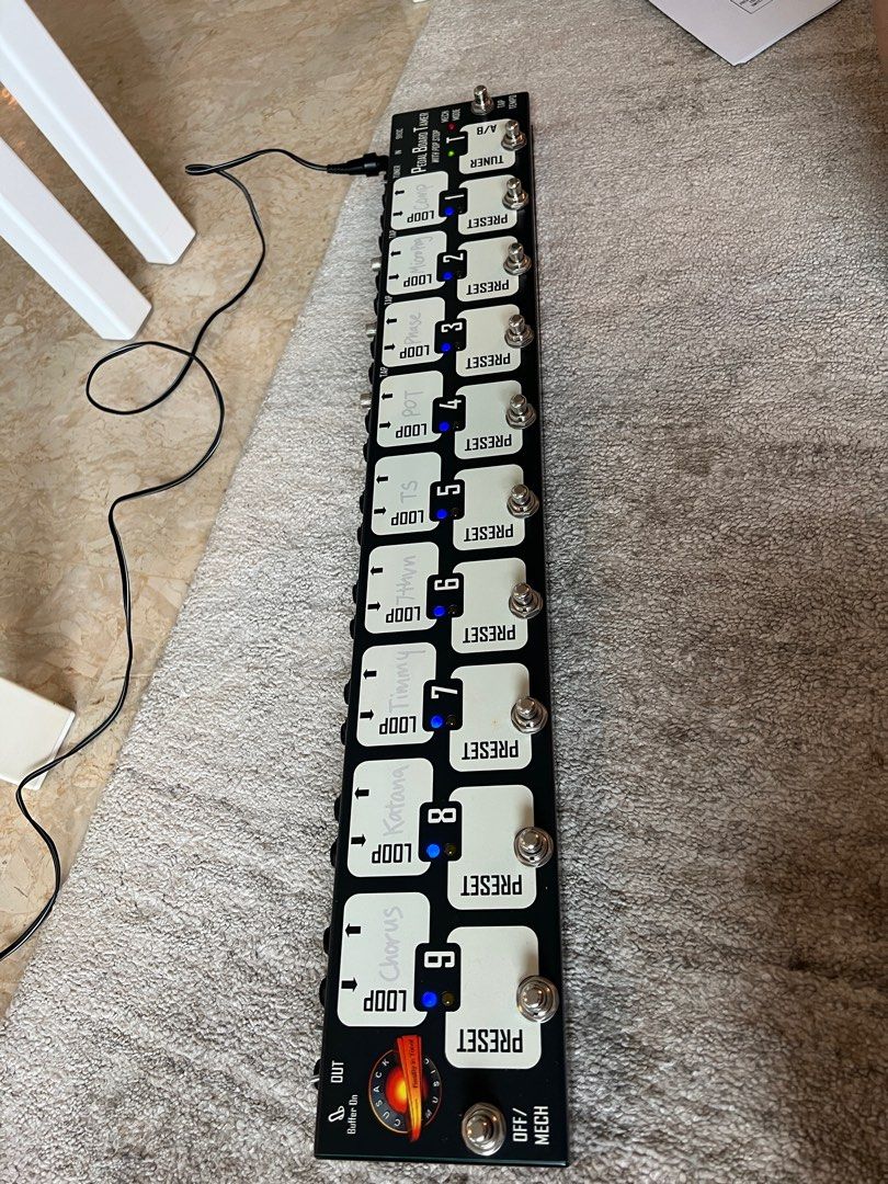 Vintage early version Cusack Pedal Board Tamer PBT 9 Loop station