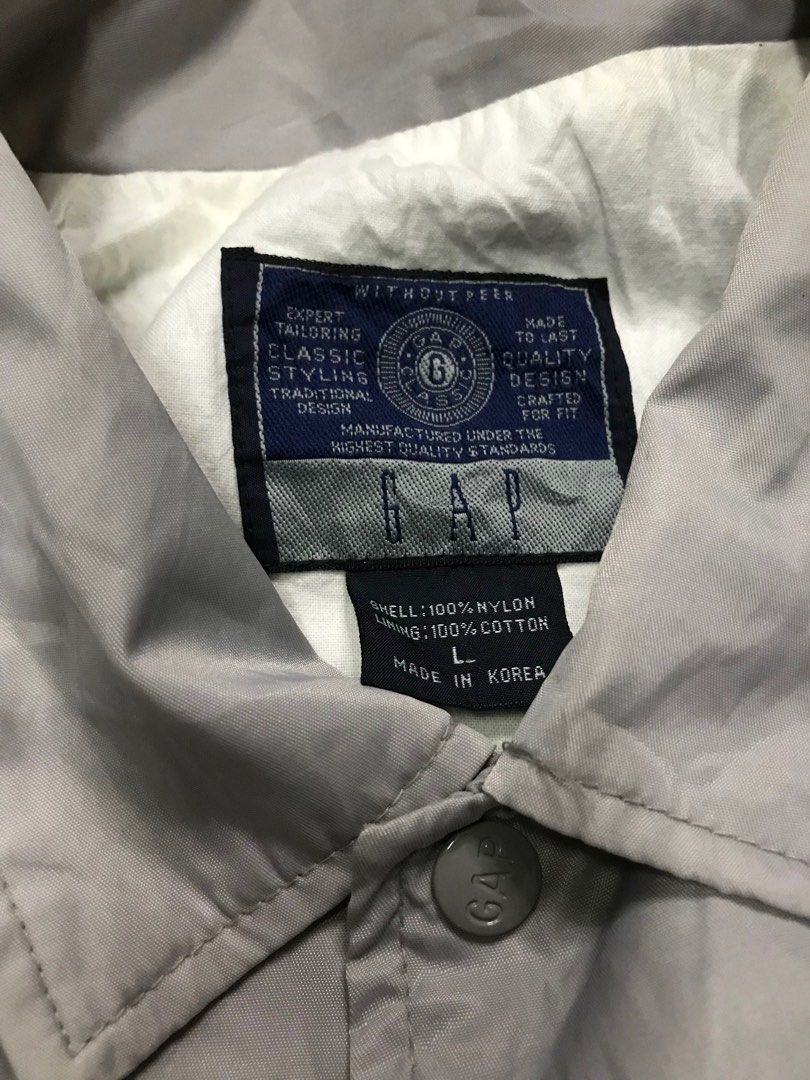 Vintage GAP coach jacket, Men's Fashion, Coats, Jackets and Outerwear