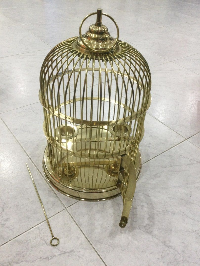 Brass & Copper Bird Cage