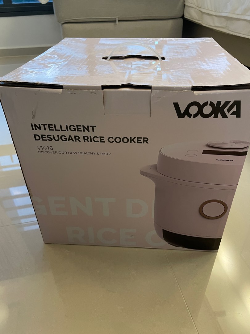 VOOKA INTELLIGENT DESUGAR RICE COOKER, TV & Home Appliances, Kitchen
