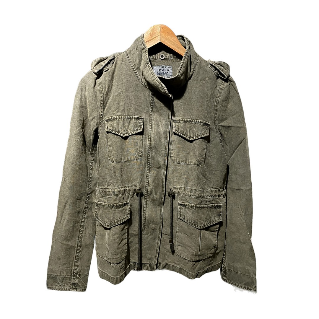 Women's Levis Military Inspired Field Army Parka Jacket on Carousell