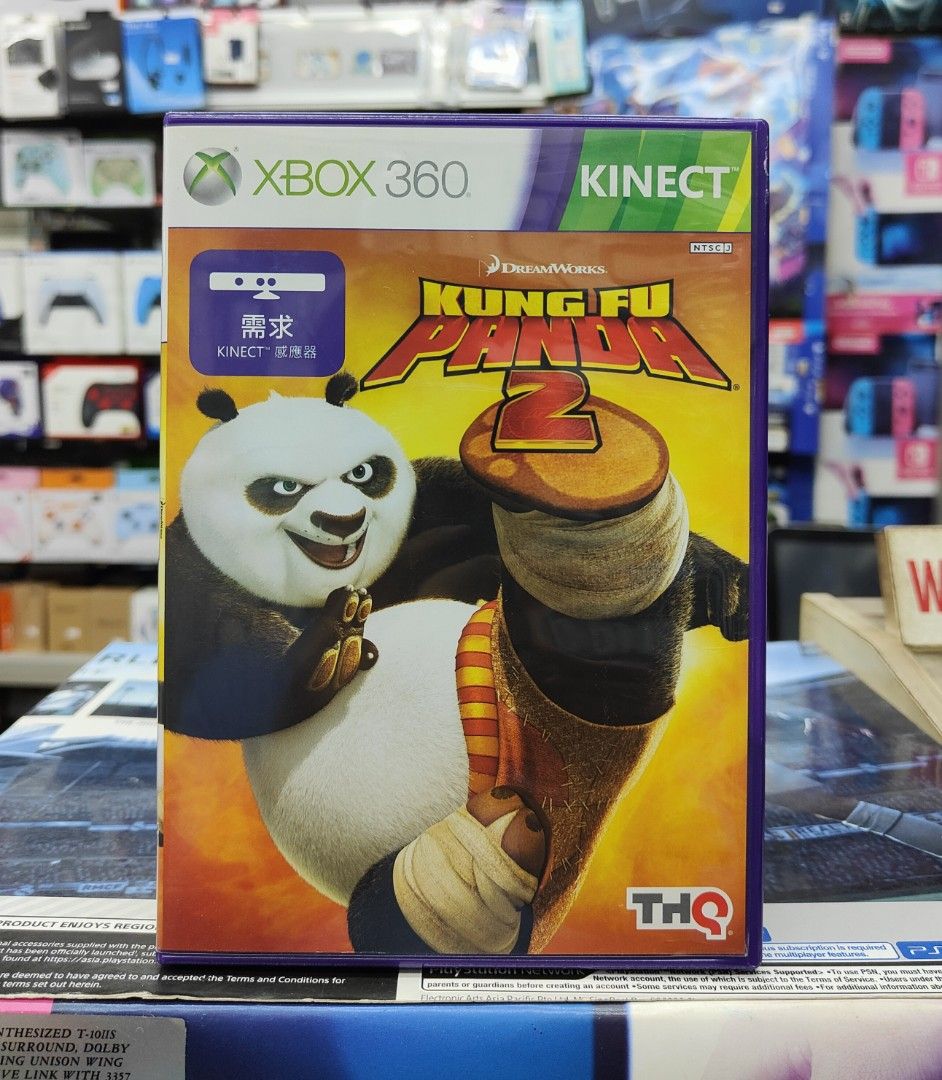 Xbox 360 Kinect Kung Fu Panda 2, Video Gaming, Video Games, Xbox on