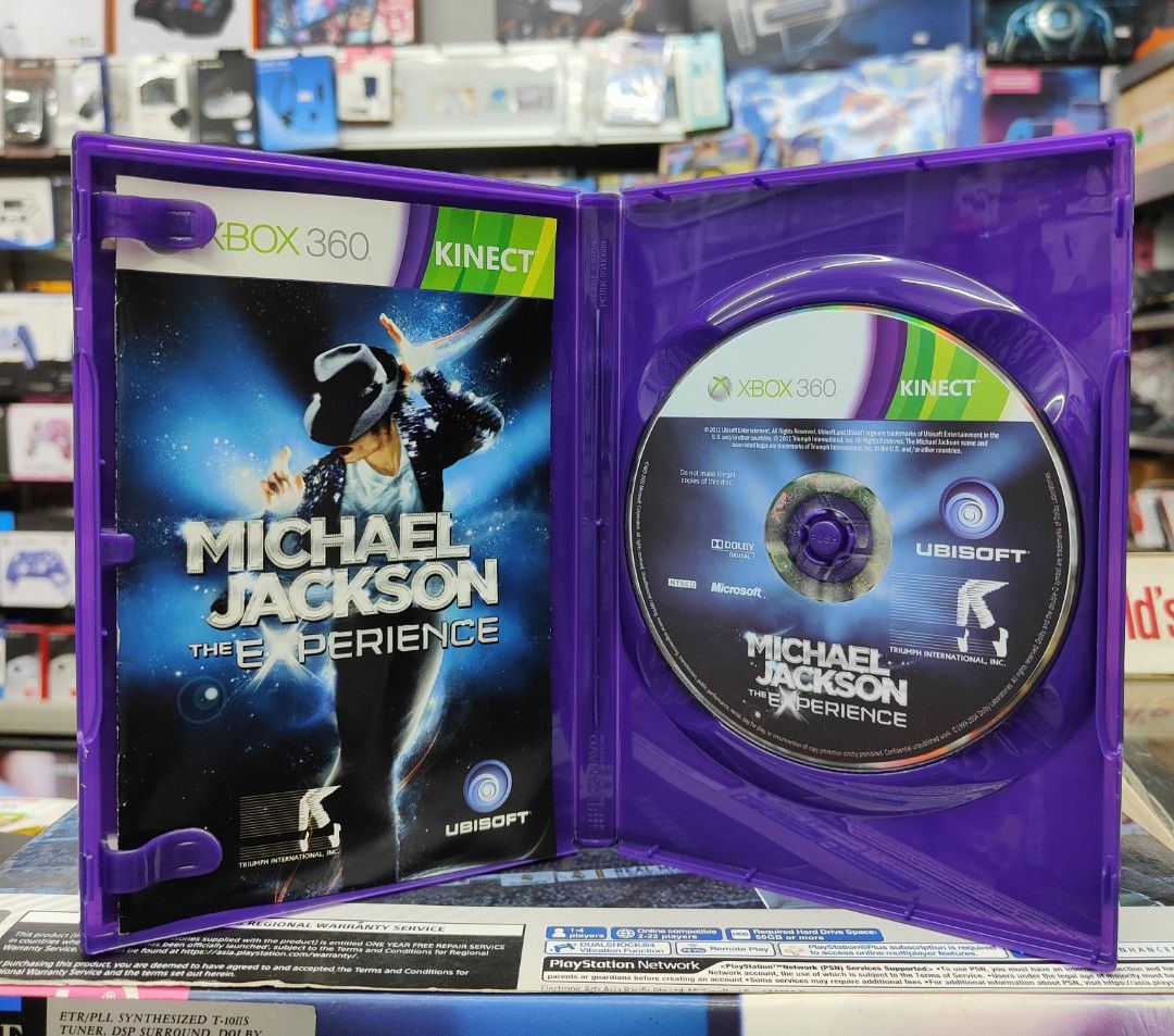 Lot De 4 Jeux Xbox 360 Kinect : Adventures, Michael Jackson, Dance Masters, Sports