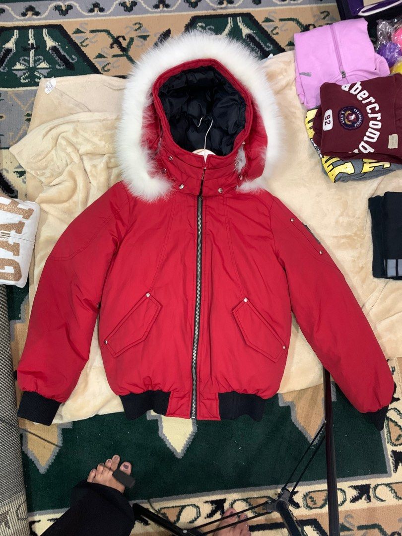 Guess red winter coat sale