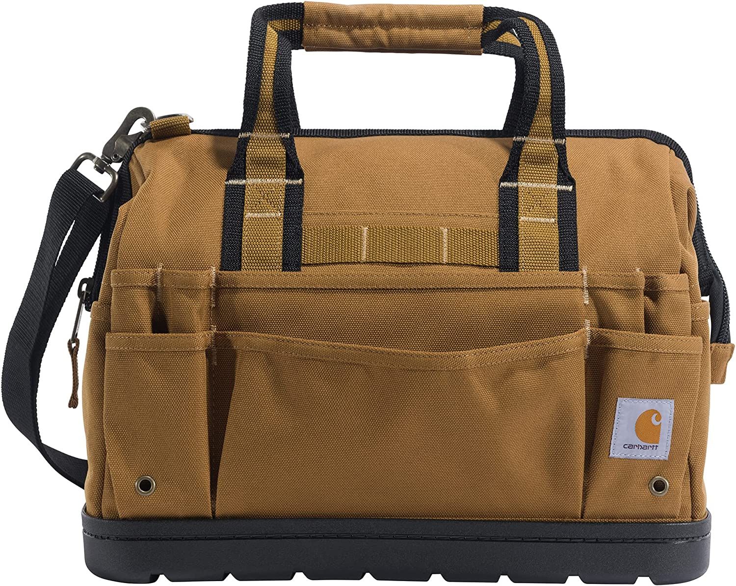 [YBR] Carhartt Legacy Tool Bag 16Inch w/ Molded Base, Carhartt Brown