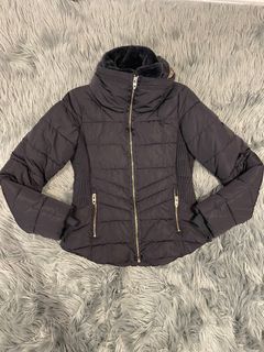 Zara black jacket with fur